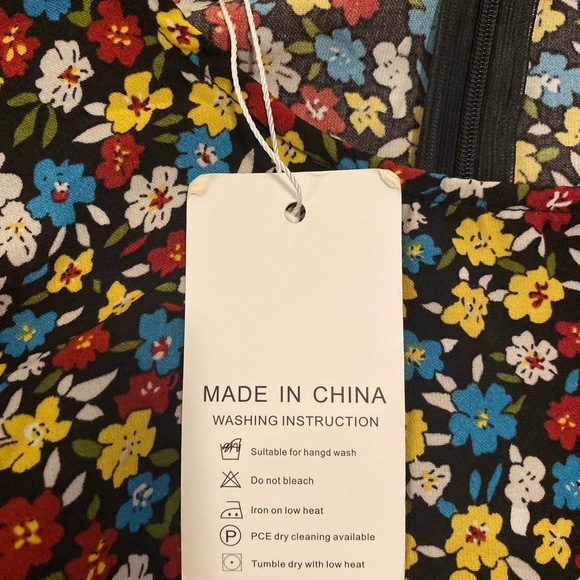 NWT Sucrefas Floral Mini Dress/Tunic - Picture 7 of 7